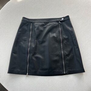 Leather skirt